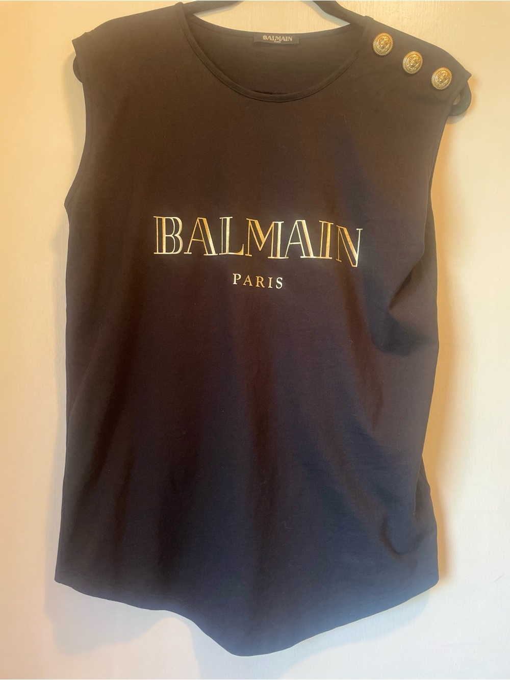 BALMAIN PARIS sleeveless top Size M